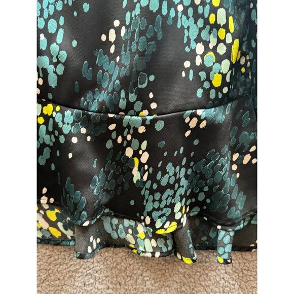 Torrid Womens Abstract Print Short Sleeve Dress Size 2 With Pockets - Picture 3 of 8